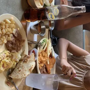 Breakfast plates from Taco Rush