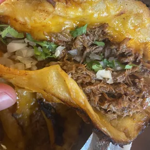 God smiled; birria.