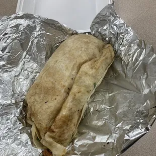 Pastor super burrito - really good! You better be hungry!!