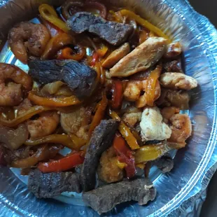 Fajita platter
