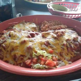 Carne adovada stuffed sopapillas. So good.