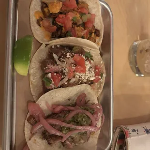 Al pastor, steak, and carnitas