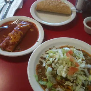 Our very bland food