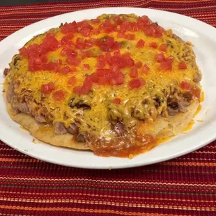 a taco on a white plate