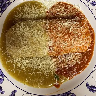 Green Wet Burrito