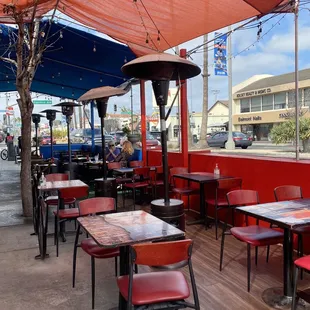 Outside street patio