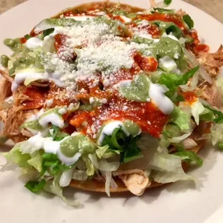 Flat Mexican Tostada