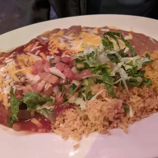 Chile Relleno & Enchilada