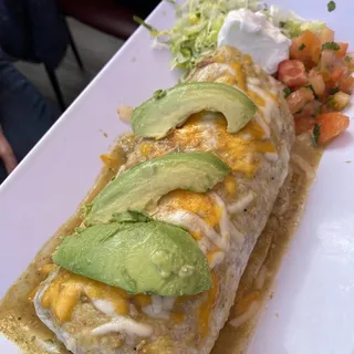Pork Chili Verde Burrito