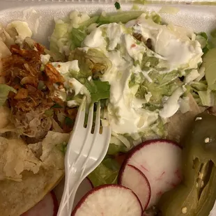 Hard shell carnitas tacos