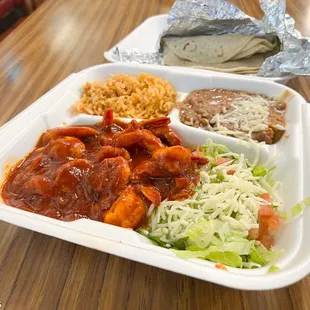 Camarones a la Diabla