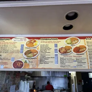 ramen and noodles, menu