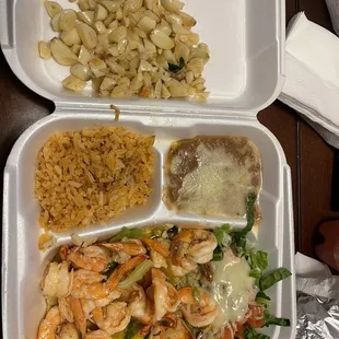 More garlic then shrimp