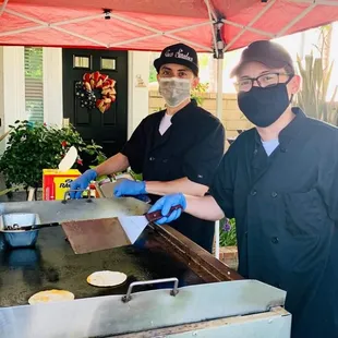 Covid won't stop us from catering tacos!