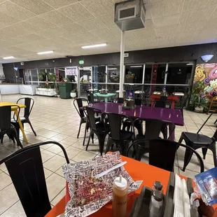 Front door area and ice cream side .