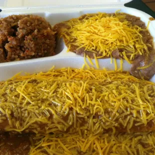 Beef Chimichunga Dinner