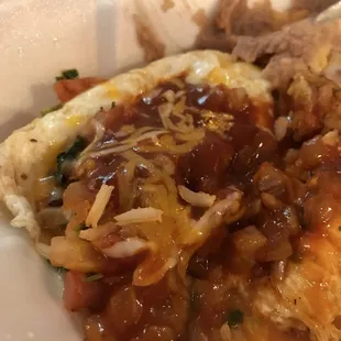 Huevos Rancheros, it looked so good I dug in before I thought to snap a picture!