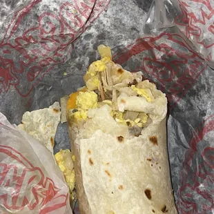Toothpick in burrito