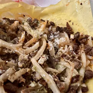 Carne asada fries
