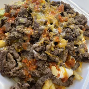 Carne asada fries