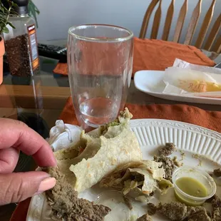 The meat was not chopped small enough to be in a decent Carne Asada burrito.  The meat were like Stew  chunks!nasty!