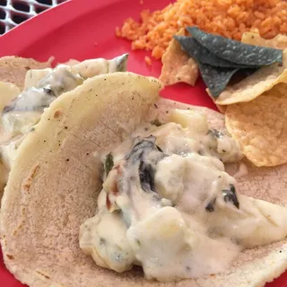 Papas Poblanas Taco