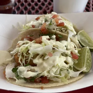 Ensenada Style Battered Fish Taco