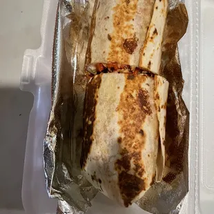 Chicken burrito