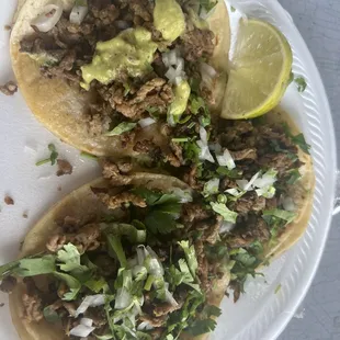 Carne asada tacos