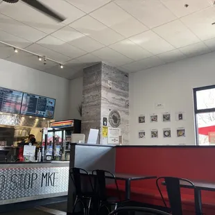 the interior of a restaurant