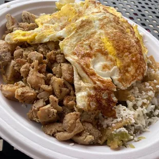 Patio Chicken Chilaquiles