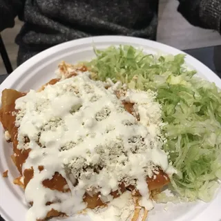 Mom's Secret Chicken Enchiladas