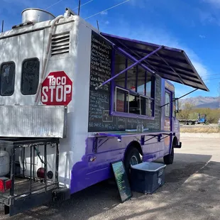 Taco Stop food truck, yay!