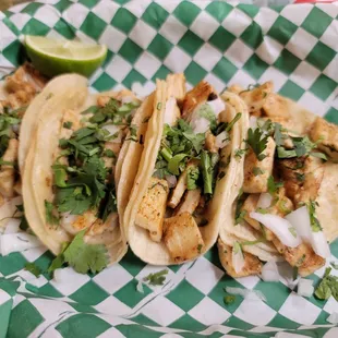 Chicken tacos