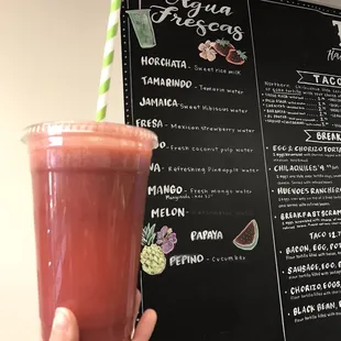 fresa agua fresca