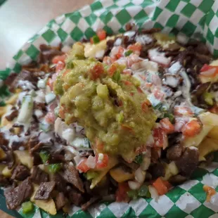 Carne asada fries