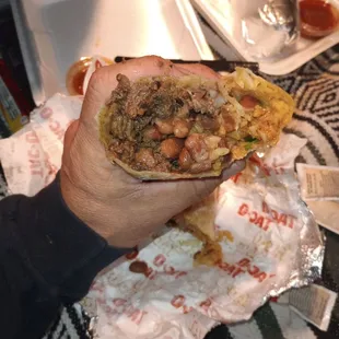 Carne asada burrito