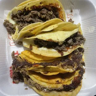 4 tacos no drink little pricey $14.25