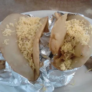 Chicken Puffy Tacos