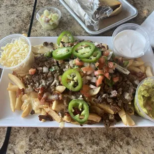 Steak/Bacon Carne Asada Fries