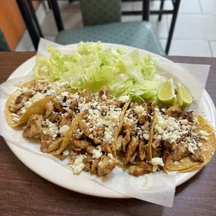 Mini tacos de pollo