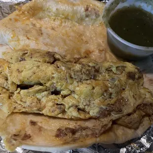 Chorizo and Egg Taco