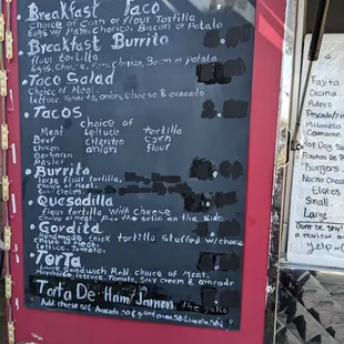 Menu.