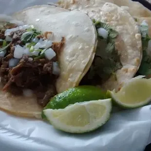 $1.75 for each Barbacoa Taco with onion, cilatro, &amp; lime!! Absolutely delish!!!