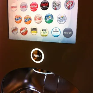 self-serve beverage vending machine