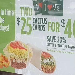 tacos, menu