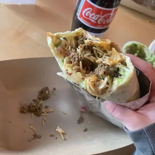 Beef burrito