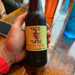 Old fashioned root beer...