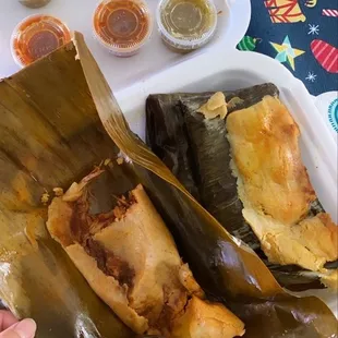 a plate of food on a table