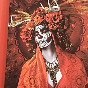 a woman in a costume